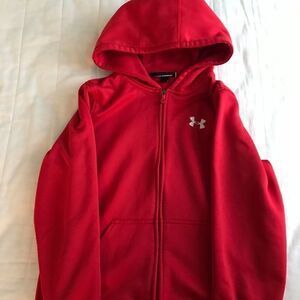 Boys under Armour hoodie jacket size YLG